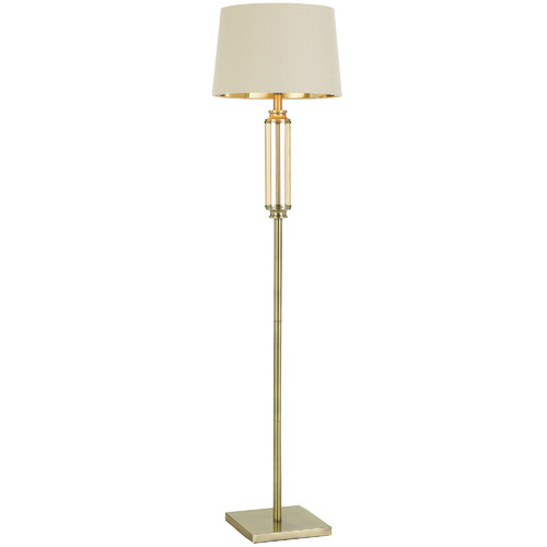 Gold and deals glass floor lamp